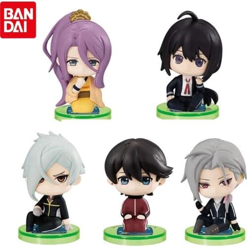 Bandai Gashapon Touken Ranbu ONLINE Sitting Doll 05 HonebamiToushirou Horikawakunihiro Daihannya Nagamitsu Action Figure Toys