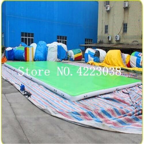 Free Shipping 8*2*0.2m Sport Airtrack Tumbling Mat Inflatable Gymnastics Air Track Flooring Mat with a Pump For Sale