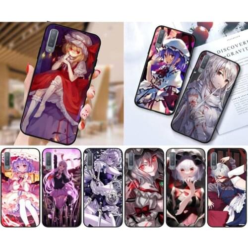 Zororong Anime Touhou Scarlet Eyes Phone Case For Samsung Galaxy S10 20 Note10 20 A30 50 70 71 Plus Ultra