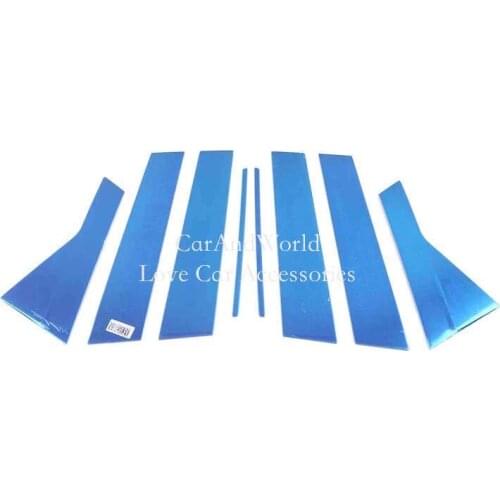 For Proton X50 2019-2021 Stainless Steel Car Door Glass Window Pillar Frame Cover Middle Column Garnish Trims Accessories