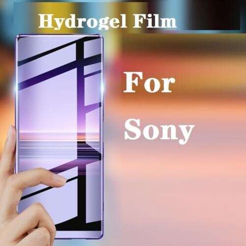 Hydrogel Film Case For Sony Xperia 10 10 PLUS XZ XZ2 Premium On XZ1 XZ2 XZ3 X10 X10+ Screen Protector