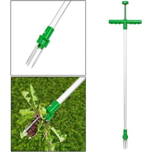 Root Remover Tool Outdoor Killer Claw Weeder Portable Manual Garden Lawn Long Handled Aluminum Lightweight Stand Up Weed Puller