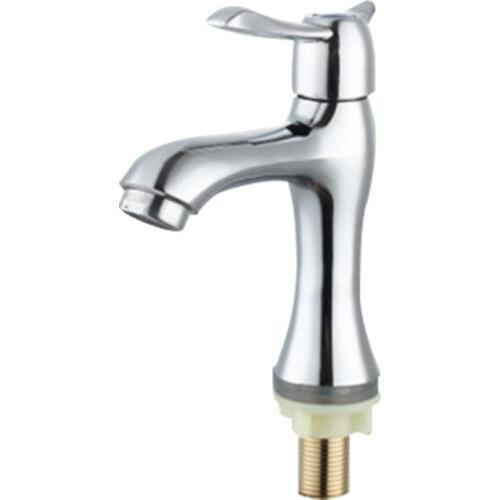 Copper basin faucet for home bathroom vertical wash basin