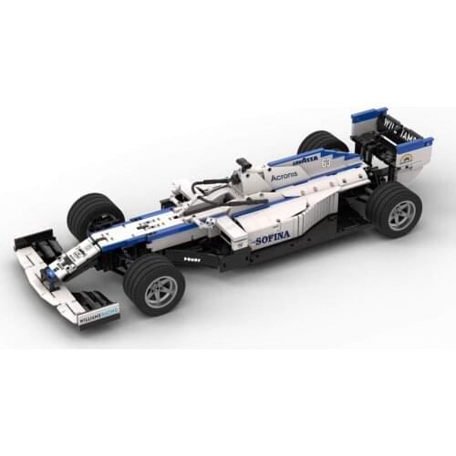 MOC-47392 F1 car for the 2020 season W43 is compatible with the new RC technology track roadster