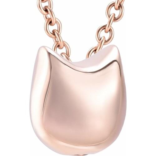 New ! simple Design stainless steel pet ashes urns cremation memorial jewelry for women