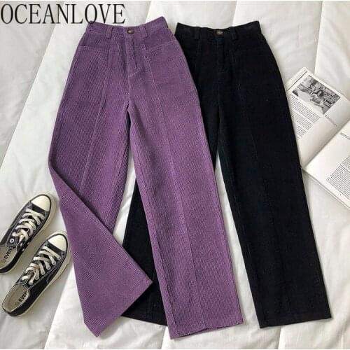 Oceanlove Women's Corduroy Trousers