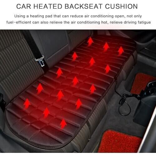 Adjustable Winter Rear Back Heated Heating Seat Cushion Cover Pad 12v 42W Foldable Car Auto Warmer Heater Automotive Accessories