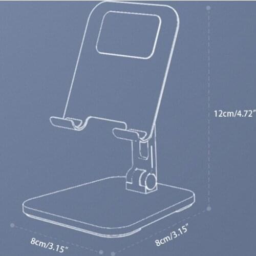 Cell Phone Stand Foldable Desktop Phone Holder Cradle Dock for All Phones Tablet N7MC