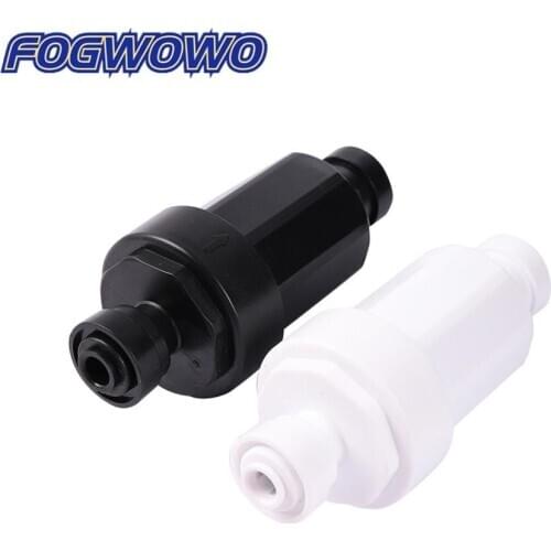 1 Pc Stainless Steel 120 Mesh Filter 6mm Interface 1/4" Quick Connect Microfilter Garden Slip Lock Water Filter Purifier Front