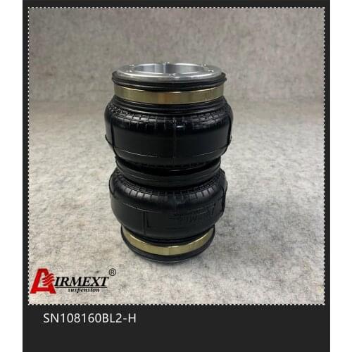 SN108160BL2-H (no airport) open cap air spring/Air suspension small Double convolute rubber airspring/airbag shock absorber