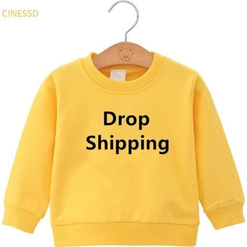 Childrens clothes winter white pink yellow sweatshirts jumper boys tracksuit girls hoodies drop shipping top wholesales