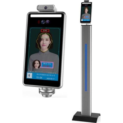 AI 8.0inch Face Recognition Temperature Measuring Terminal