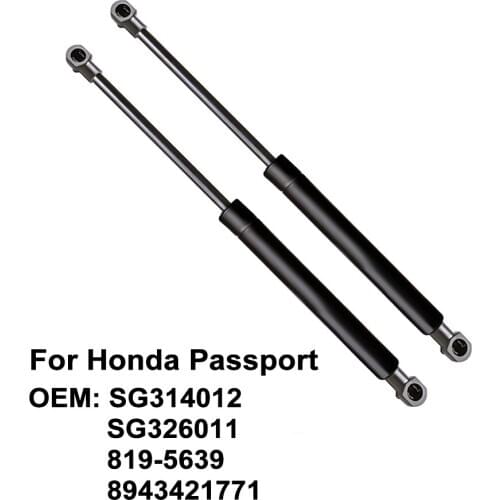 Tailgate Gas Spring Strut Lift Cylinder Support SG314012 SG326011 819-5639 4644 8943421771 for Honda Passport 1991 to 2004