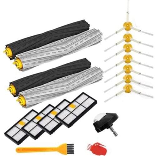 Brush HEPA Filters Spare Parts Suitable for IRobot Roomba 805 860 861 865 866 885 960 Series Replacement Kit