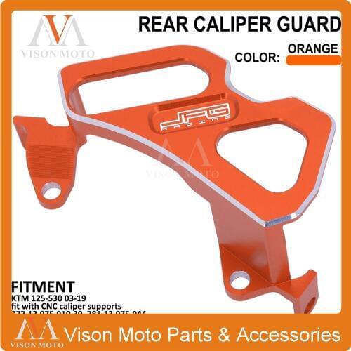 Motorcycle CNC Rear Brake Caliper Guard Cover For Husqvarna Husaberg KTM EXC XC XCF XCW XCFW SX 125-530 2003-2019