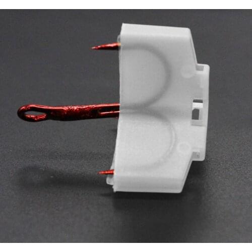 100pcs three Hook Protective Cover White ABS High Strength Lightweight Durable Fishing Hook Protective Cover Fish Hook Protector