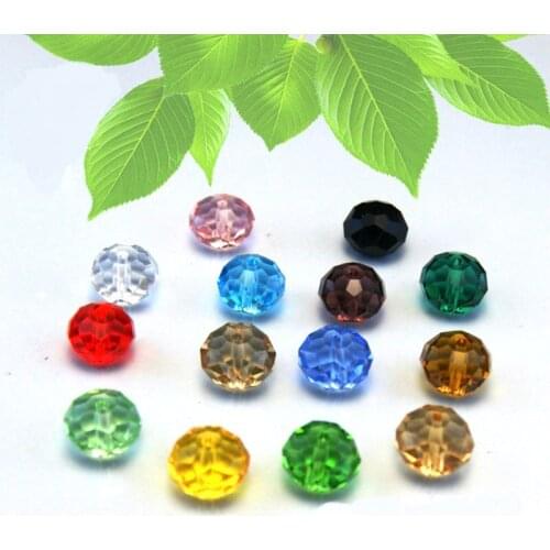 1000pcs/lot 6mm Flat Round Shape Faceted Austrian crystals loose beads ball supply glass DIY wedding Party decoration