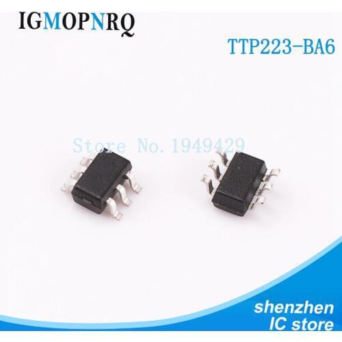 20PCS/LOT TTP223-BA6 SOT23-6 TTP223 SOT