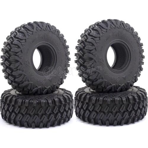 4Pcs/lot RC 120MM 1.9" Rubber Rocks Tires 1.9inch for 1:10 RC Rock Crawler Axial SCX10 D90 TRX-4 CC01 SCX10 III