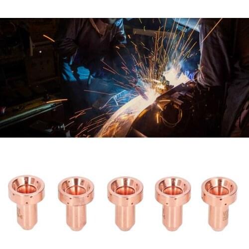 5Pcs Plasma Cutter Nozzle Copper Corrosion-Resistant Torch Welding Accessories 9-8212
