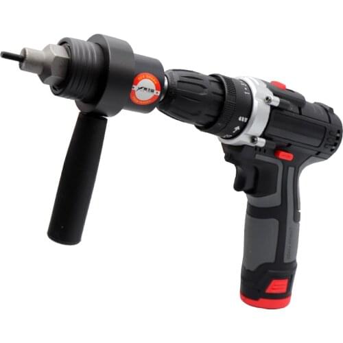 HIFESON 100Pcs/set Electric Rivet Gun Adapter Rivet Nut Tool Drill Sets M3-M10 Nuts Riveter Insert Nail Electric Gun Accessory