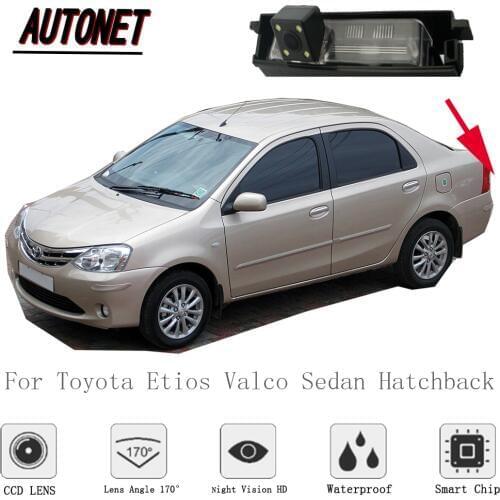 AUTONET rearview camera For Toyota Etios Valco Sedan Hatchback 2010~2018/Reverse Camera/CCD/Night Vision/license plate Camera