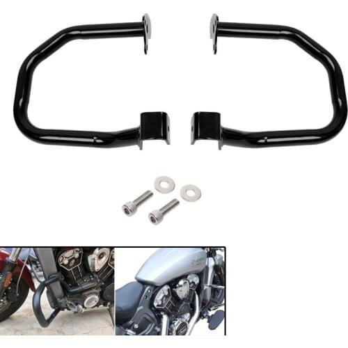 Motorcycle Engine Anti-Collision Bar Bumper Guard Device Suitable For Boy Indian Explorer Bobber 2015-2021 Thick Tube New