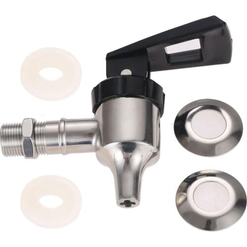 Stainless Steel Drink Dispenser Plastic Coffee Valve Wine Barrel Spigot/Faucet Replacement Homebrew Beer Tap