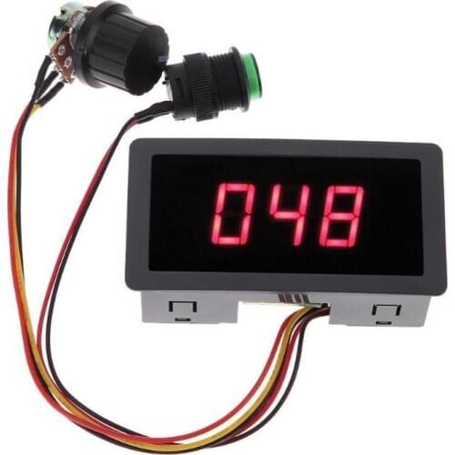 DC 6-30V 12V 24V MAX 8A Motor PWM Speed Controller With Digital Display Switch
