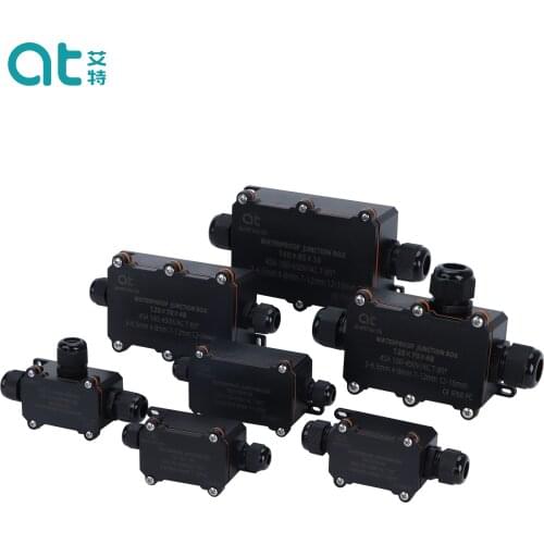 IP68 Waterproof Junction Box Electrical 2/3/4 Way Enclosure Block Cable Connecting Line Protection