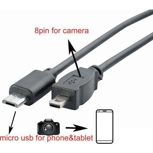 OTG CABLE For SANYO Digital Camera DC Xacti VPC E7 E6 S6 S7 S60 S500 cord