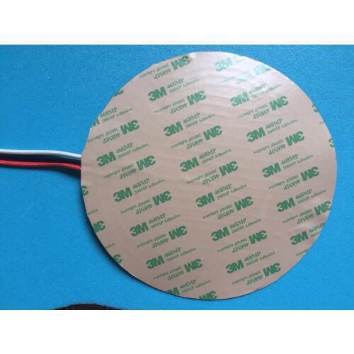 Dia 60mm 40W 220V,3M PT100 Round Tank Silicone Heater,Huge 3D Printer Build Plate Heated bed,Electric heating plate element