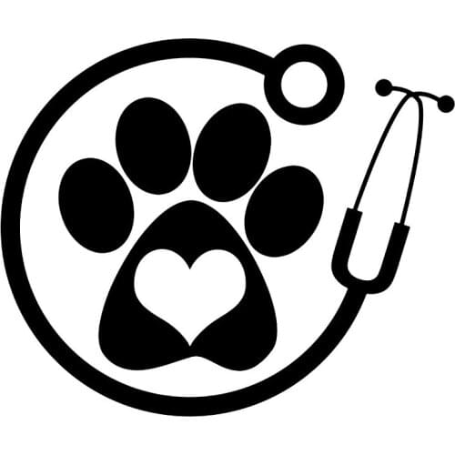 LLY-0101 Personality Car Sticker Decal Paw Heart Modeling PVC Body Window Decoration Waterproof Sunscreen Auto Decals Decor