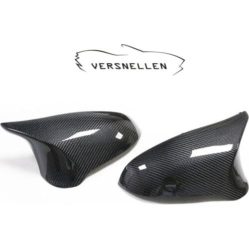 M3 M4 Real Carbon Fiber Mirror Covers fits for BMW F80 F82 F83 M3 M4 2014-2017 RHD M Look Side Door Mirror Caps Protector