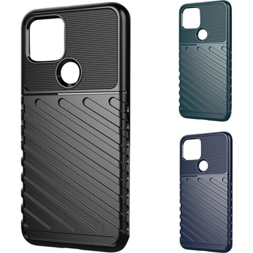 For Google Pixel 5 Case Silicone Thunder Series Anti-Drop Soft Shell