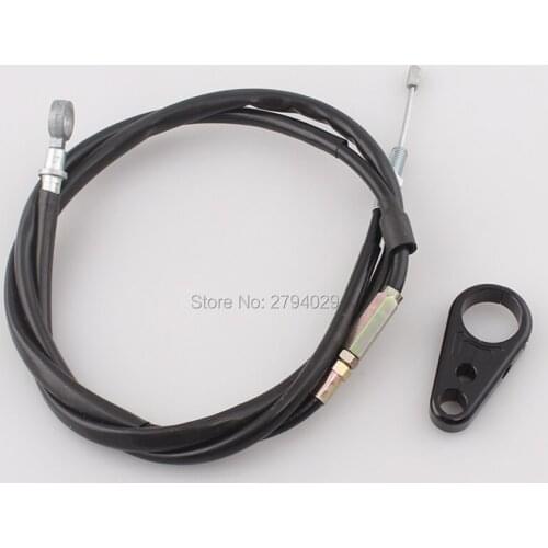 New 65" Steel Clutch Cable Line+Handlebar Frame Clamp Fits For Harley Sportster Iron 883 1200 XL 883N 883R Custom Free Shipping