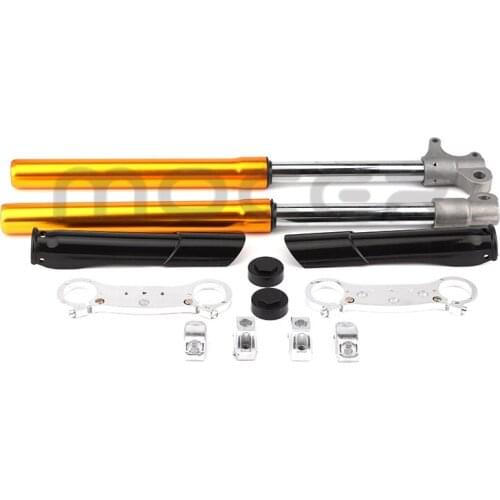 Front fork Inverted shock absorber suspension set for 47cc 49cc two-stroke mini off-road motorcycle modification parts 6 colors