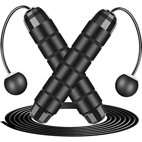 Portable Bearing Cordless Skipping Jump Rope Speed Crossfit Sports Home Exercise PVC Wireless Cardio Workout Fitness Equipments