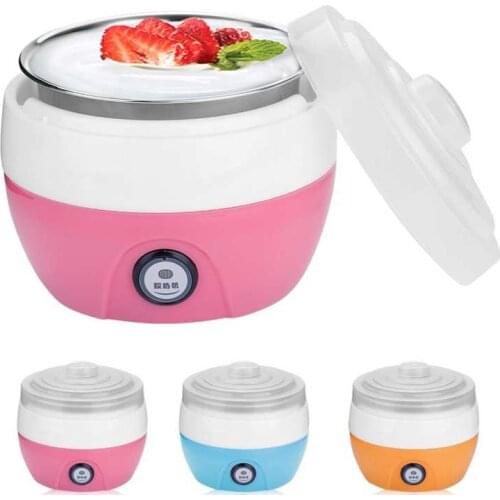 Yogurt Maker 1L Household Electric Automatic Yogurt Yoghurt DIY Maker Stainless Steel Inner Container 220V Cheese Maker