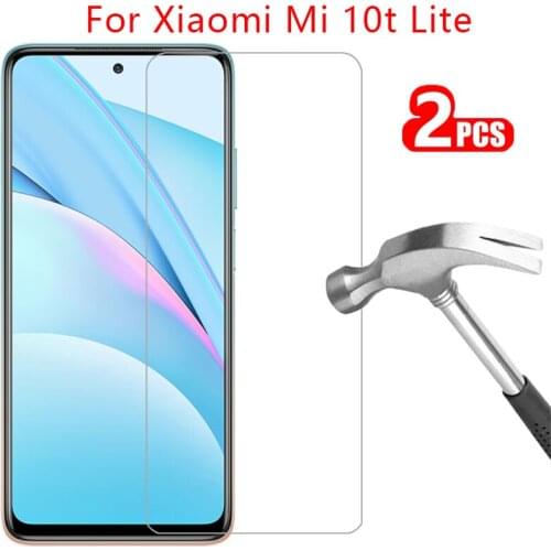 Protective glass for xiaomi mi 10t lite screen protector tempered glas on ksiomi xiao my 10tlite 10 t t10 light safety film 2pcs