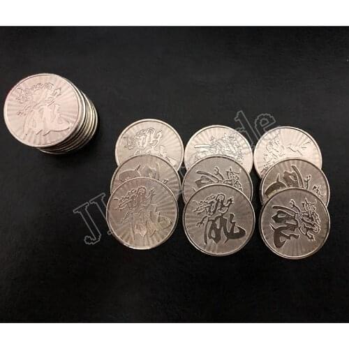 500pcs Arcade game Coin Token 25*1.85mm Stainless steel tokens for Arcade MAME Amusement Machine Cabinet