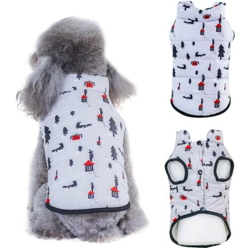 Dog Winter Clothes Winter Dog Coat Puppy Costume Chihuahua Pet Clothes for Small Medium Dogs Pet Overalls Puppy Outfit Yorkshire