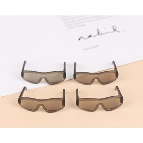 1/2/5Pcs Plastic Fashion Doll Cool Glasses Sunglasses Retro Doll Glasses 30*20mm