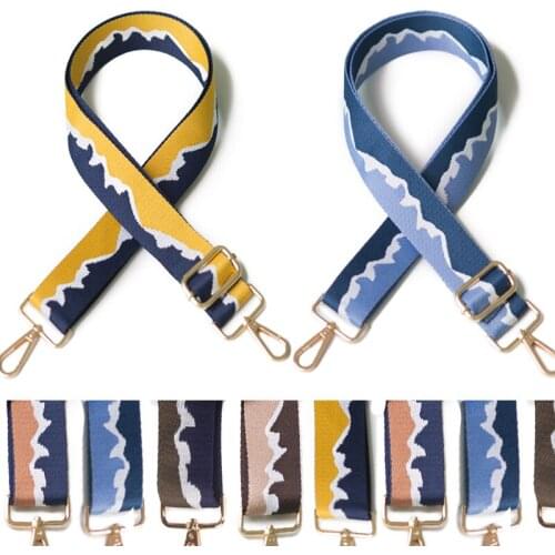 Colorful Bag Straps Women Handbag Belt Shoulder Crossbody Messenger Bag Wide Strap Serpentine Bag Strap Adjustable Belt For Bags