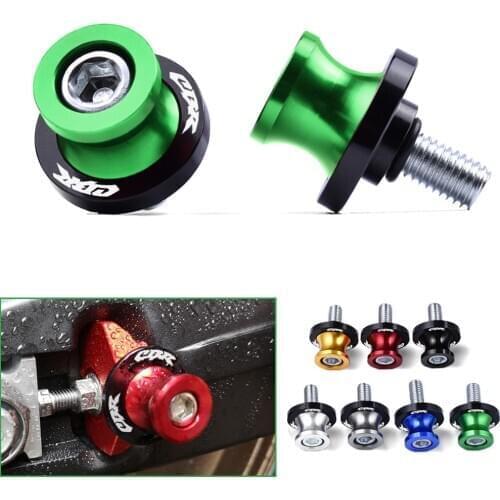 For Honda CBR 600 F2 F4 CB599 CBR600RR CBR1000RR CBR250RR CBR1100XX Motorcycle Swingarm Spools Stand Screws Slider Accessories