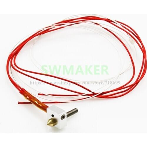 1set Anet A8 MK8 nozzle heating block extrusion head kit Prusa extruder print head hot end kits