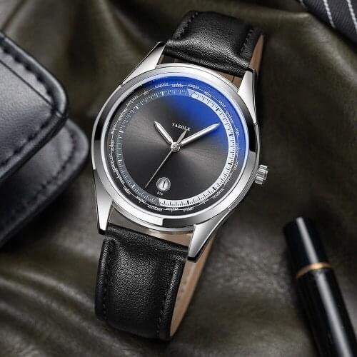 UTHAI BK40 Fashion Luminous Waterproof Mens Calendar Display Quartz Watch