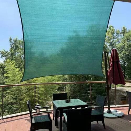 5.5 x 5.5 M/pcs HDPE Square Sun Shade Sail Combination 95% shading UV protection HDPE Net for garden patio shades awning