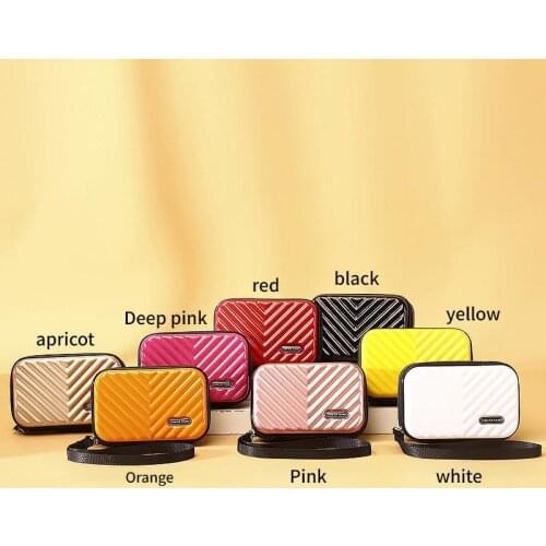 2021 New PU Leather Card Case Business Card Holder Men Women Credit Passport Card Bag ID Passport wallet mini suitcase