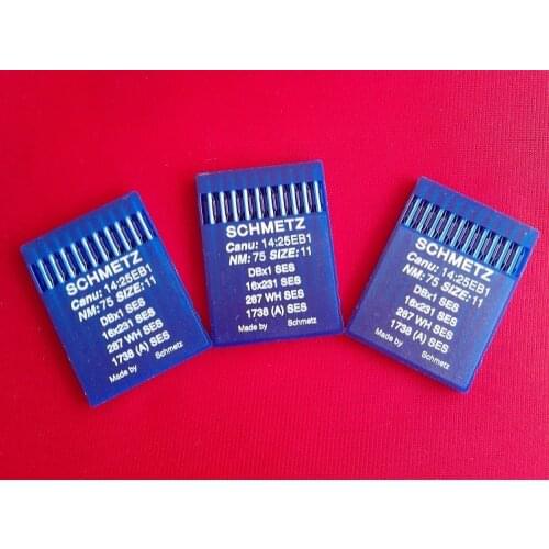 SCHMETS Sewing Needles,DBx1 SES,20Pcs(2 packs ) /Lot,Industrial Lockstitch Sewing Machine Parts,For Juki,Brother,Singer